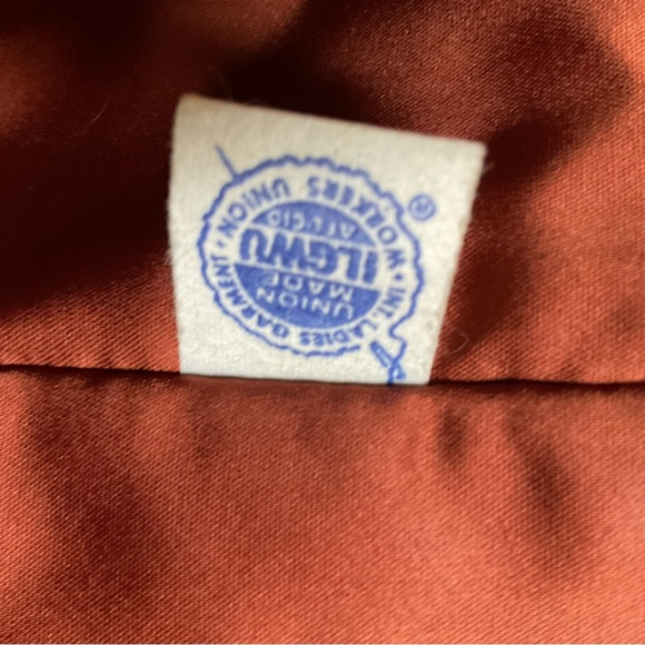 Vintage Ladies Sz 8ish Stevens Forstman Brown Wool Coat, Fox Collar - Picture 4 of 16